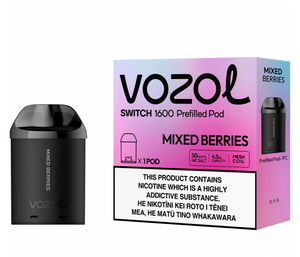 Vozol Switch 1600 puffs 50mg Pod-Mixed Berries