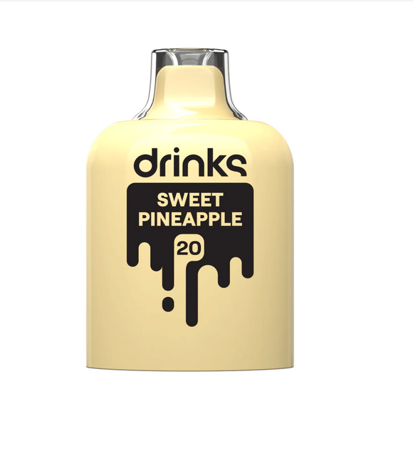 Puk Drinks 4000p pod 20mg Sweet Pineapple