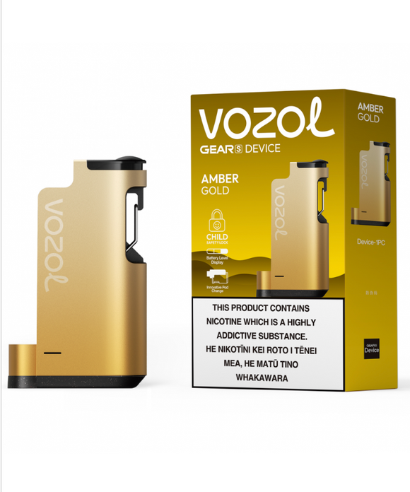 VOZOL Gear S 4000/6000p 50mg Device-AMBER GOLD