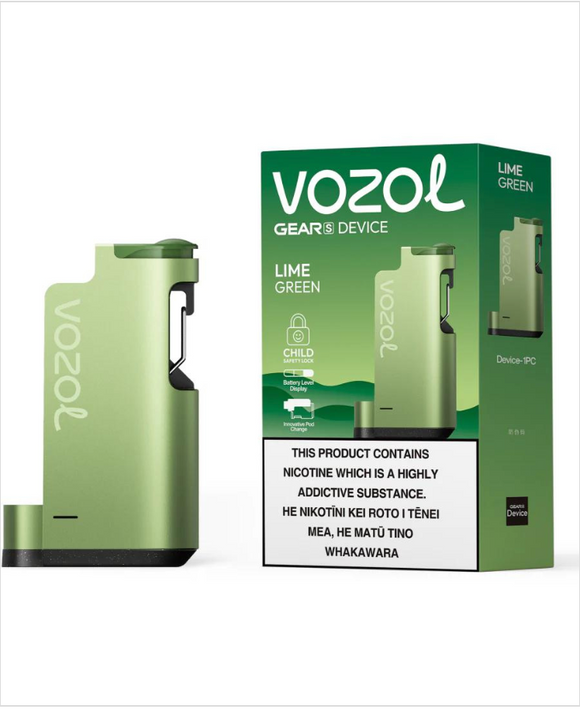 VOZOL Gear S 4000/6000p 50mg Device-LIME GREEN
