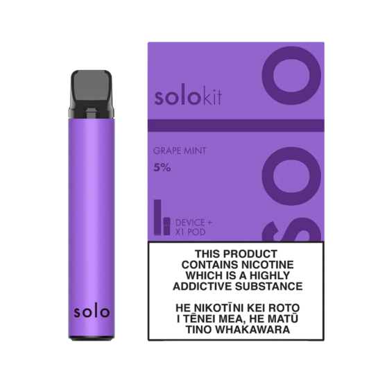 Solo Pod Kit 50mg Grape mint