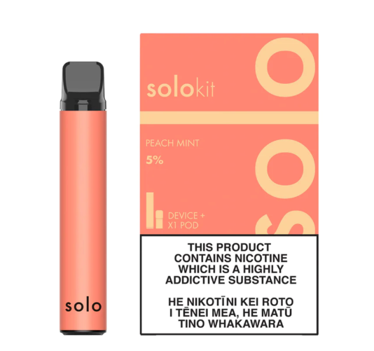 Solo Pod Kit 50mg Peach mint