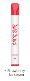SMOK 1000 Puffs 50mg Stick Bar Strawberry Ice Cream